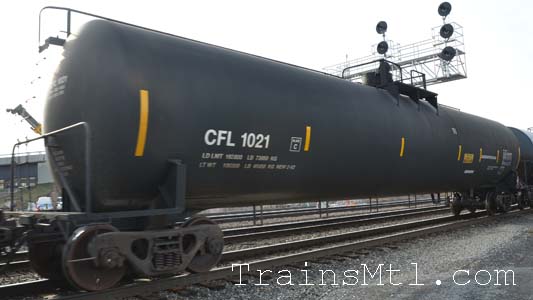 Car/wagon CFL1021 left side / coté gauche